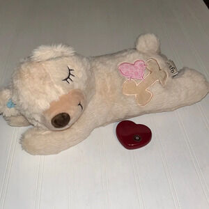 Dog Plush Toy Heart Beat Puppy Soft Anxiety Puppy Relief ToyPuppy Sleeping Buddy